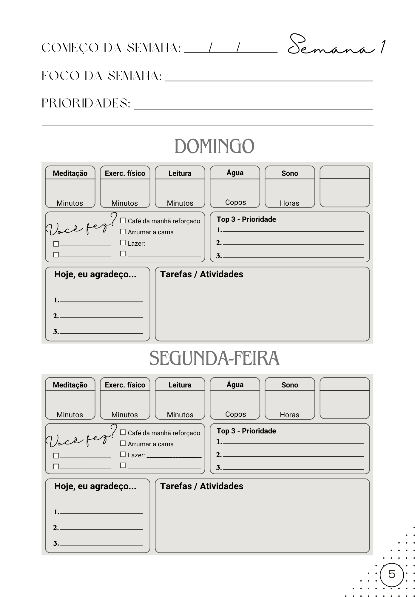 Planner Detalhes