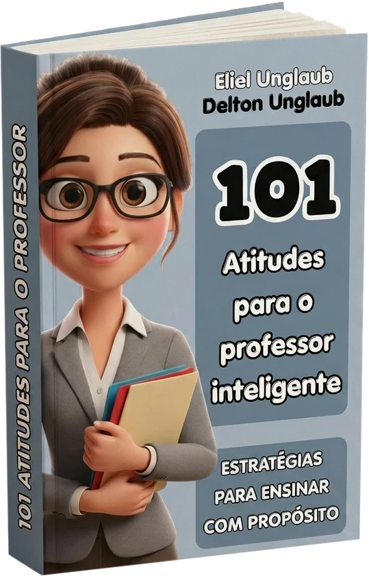 Mockup do livro 101 Atitudes para o Professor Inteligente